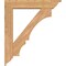 Ekena Millwork Balboa Traditional Smooth Bracket w/ Offset Brace, Western Red Cedar, 7 1/2"W x 38"D x 44"H BKT0806X38X44BOA01SWR - alternate 4